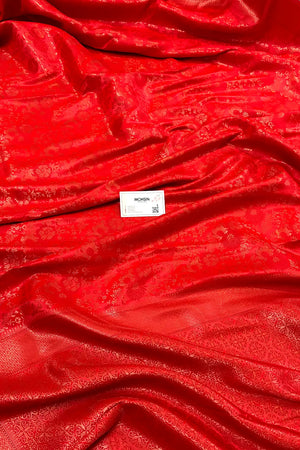 Red Banarasi Silk Saree