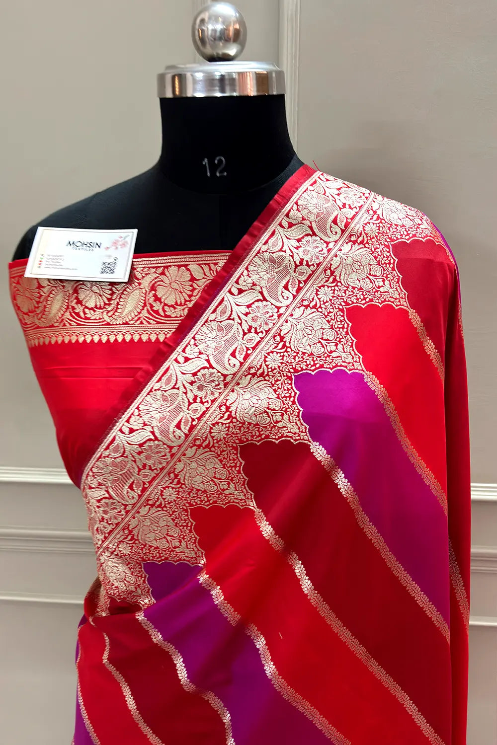 Red Rangkaat Katan Silk Banarasi Saree