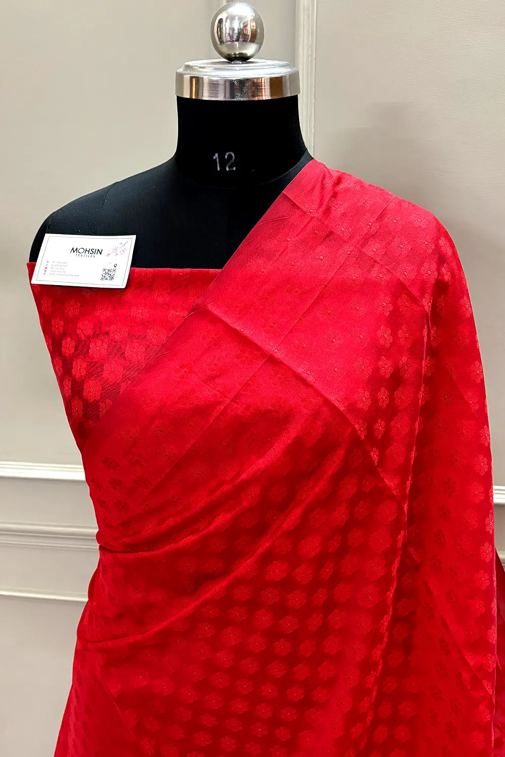 Red Resham Silk Banarasi Saree