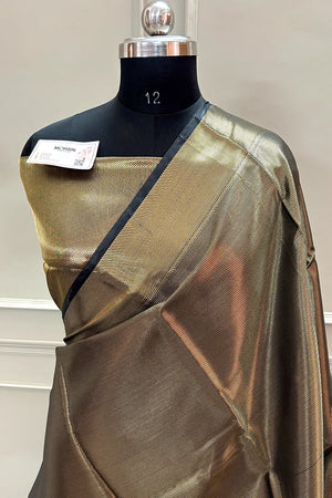 Sai Pallavi Black Tissue Silk Banarasi Saree