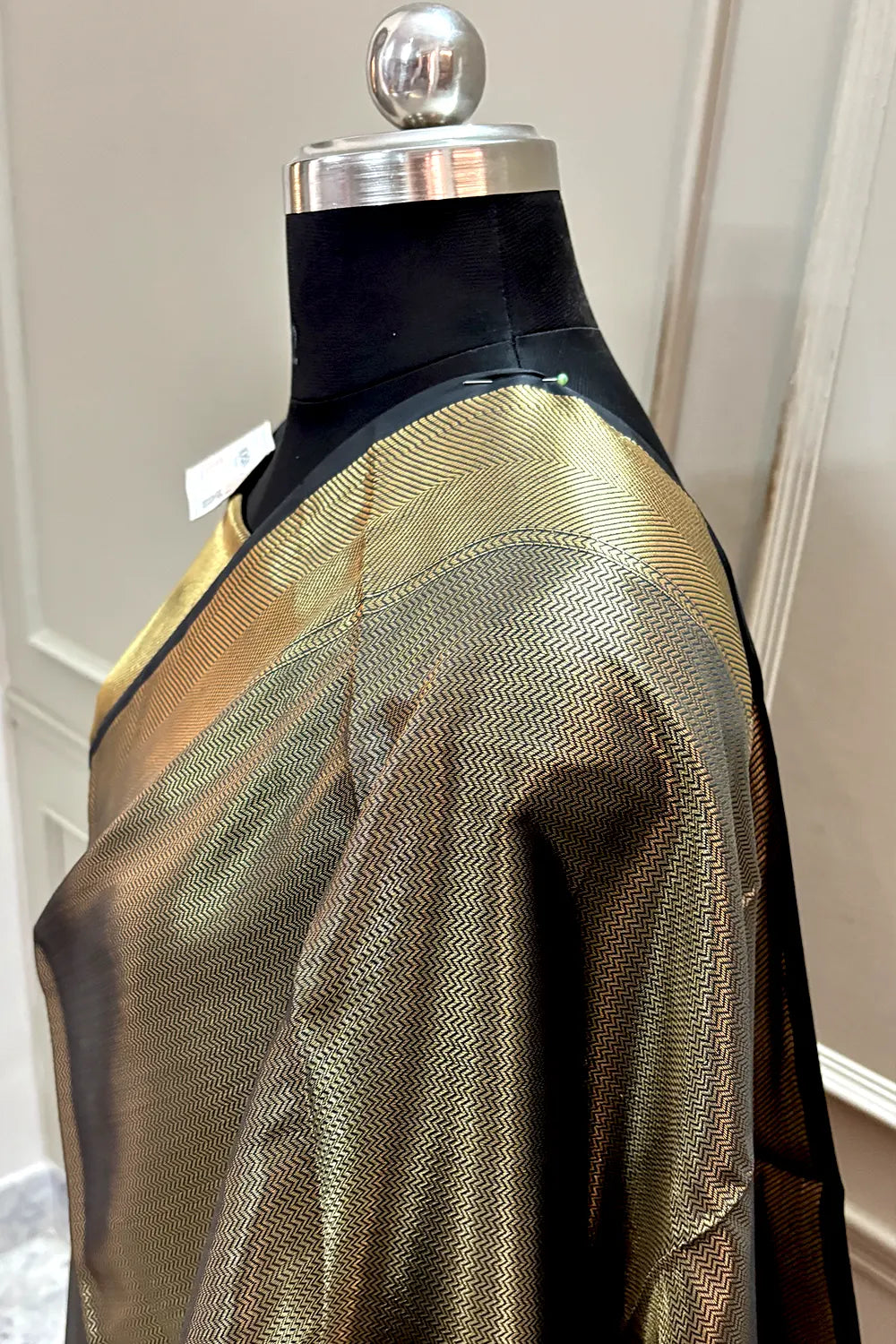 Sai Pallavi Black Tissue Silk Banarasi Saree