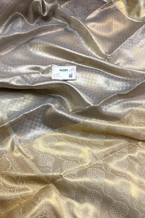 White Tissue Silk Banarasi Saree