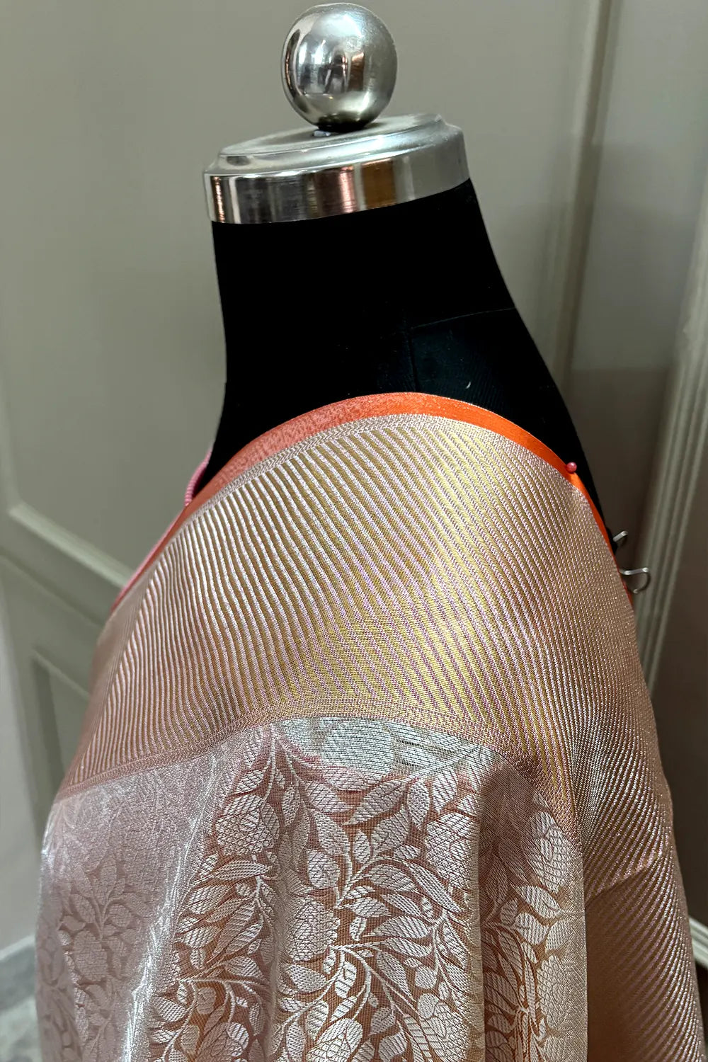 White Tissue Silk Banarasi Saree