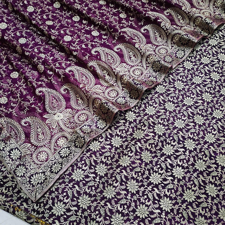 Purple Gharara Dress