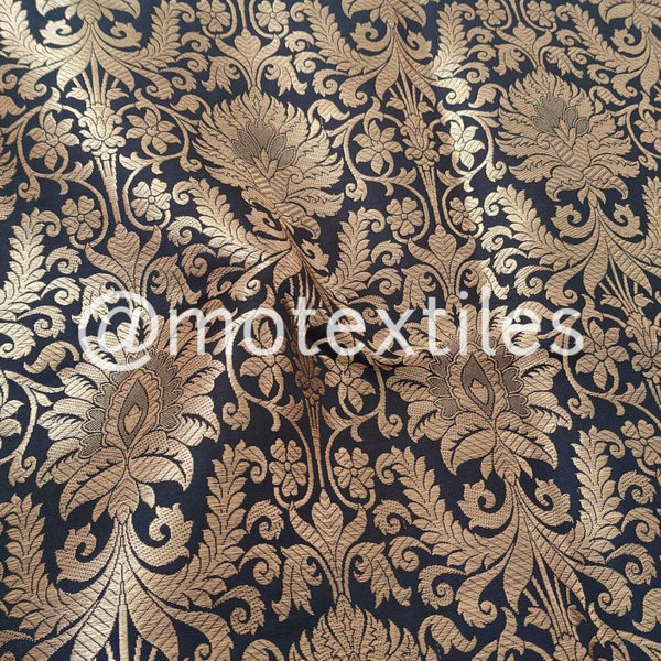 Banarasi Satan Silk Dress Material Unstitched - Mohsin Textiles