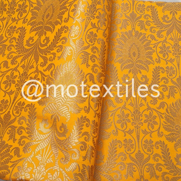 Banarasi Satan Silk Dress Material Unstitched - Mohsin Textiles