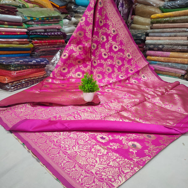 Poonam Tilfi Jangla Banarasi Silk Saree - Mohsin Textiles