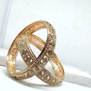 Jewellery Gold Plated Stone Bangles For Women's & Girls - Mohsin Textiles