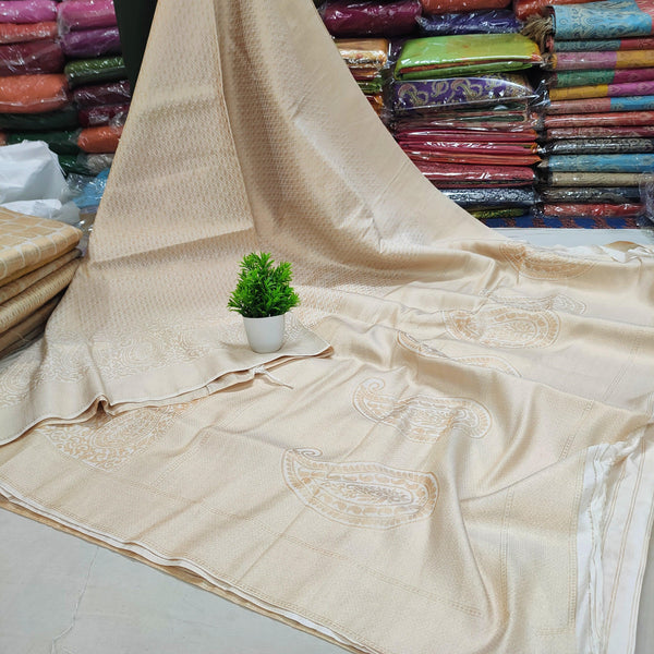 Soft silk saree Cayree White - Mohsin Textiles