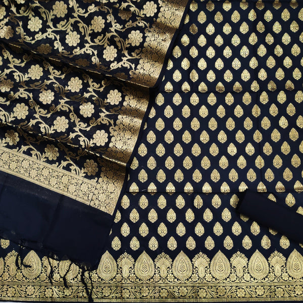 Shehnaz Silk Unstiched Suit - Mohsin Textiles