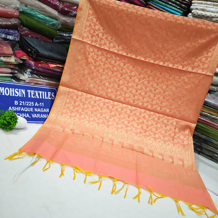 Banarasi Cotton Silk Heavy Jaal Dupatta