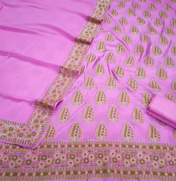 Haya Semi Georgett Silk Suit (Salwar Kameez) - Mohsin Textiles