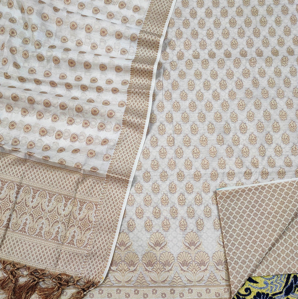 Tirumala Jamdani Silk Suit - Mohsin Textiles