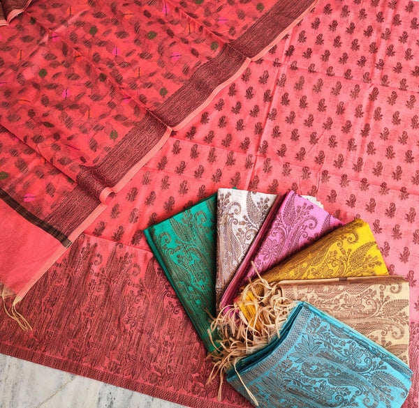Kala Jadu Resham Weaved Banarsi Suit - Mohsin Textiles