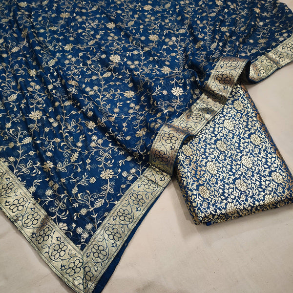 Beautiful Bridal Kimkhab Garara - Mohsin Textiles